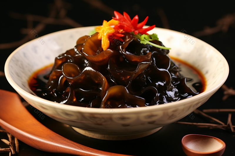 夏日必点凉菜健康膳食凉拌木耳摄影实拍图,高清,摄影图,摄影图片,图片大全,摄影图免费下载
